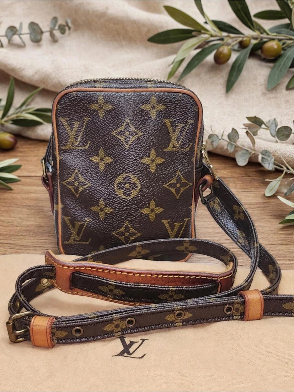 Louis Vuitton Brown Monogram vintage mini Danube.